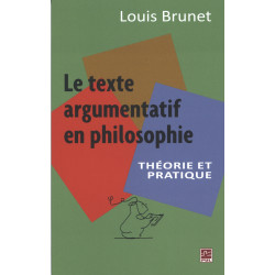 Le texte argumentation en philosophie 作者 Louis Brunet : 介绍