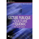Lecture publique et culture au Québec de Marcel Lajeunesse : 目录预览