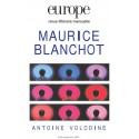 Revue Europe - numéro 940 - 941 Maurice Blanchot : 目录