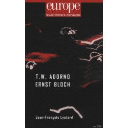 Theodor. W. Adorno et Ernst Bloch : 目录