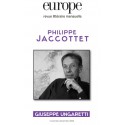Revue Europe : Philippe Jaccottet : 第1章