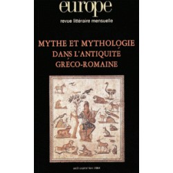 Mythe et mythologie dans l'Antiquité gréco-romaine : 目录