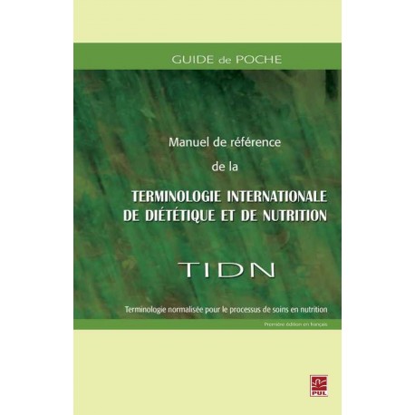 Artelittera_Terminologie internationale de Diététique et de Nutrition (TIDN) 