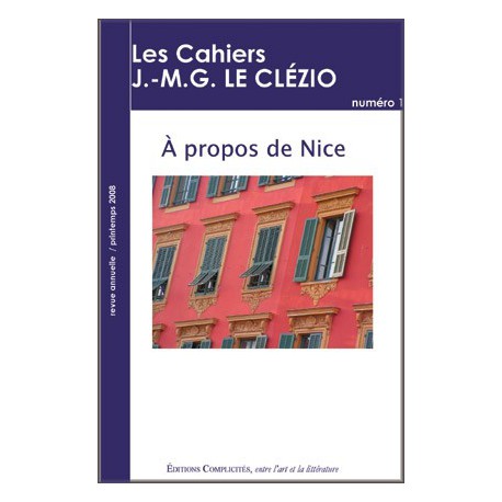 artelittera_ Les Cahiers JMG Le Clézio n°1